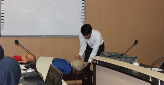 برگزاری آموزش احیای ریوی قلبی در بیمارستان میلاد شهریار