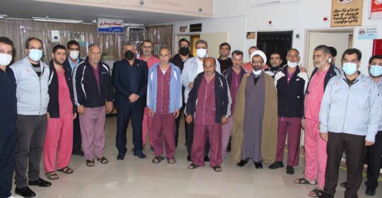 مدیران شرکت همراه خودرو سایپا از جانبازان بیمارستان میلاد شهریار دیدار کردند